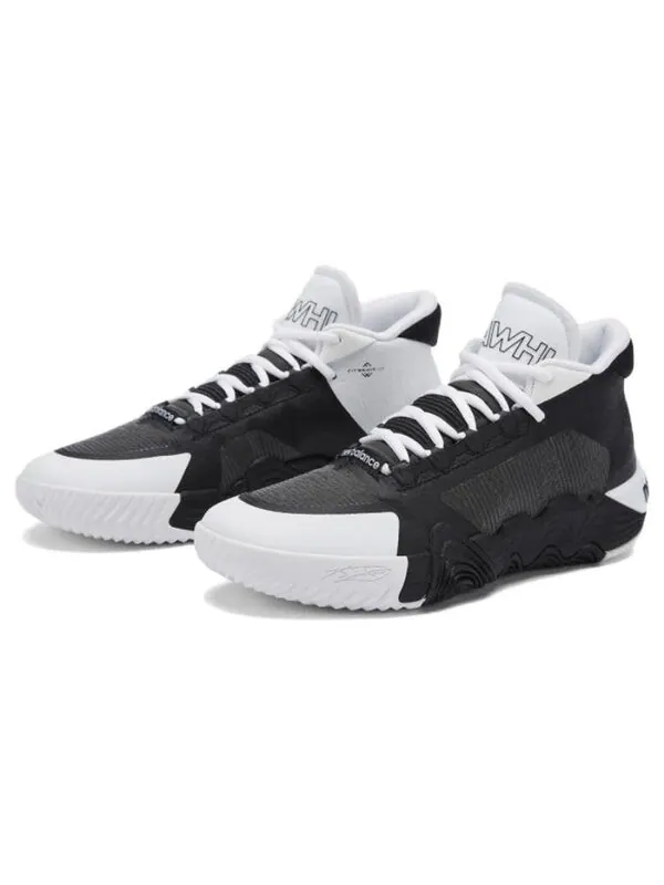 Кроссовки кавай 2 New Balance — изображение 2 из 4, черный/белый