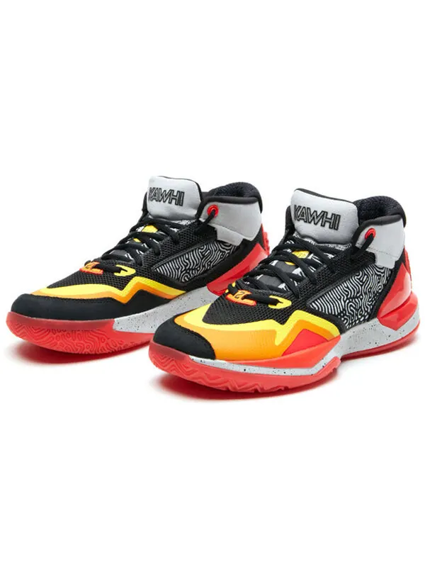 Кроссовки kawhi 1 красные New Balance — изображение 2 из 4, красный/оранжевый/черный