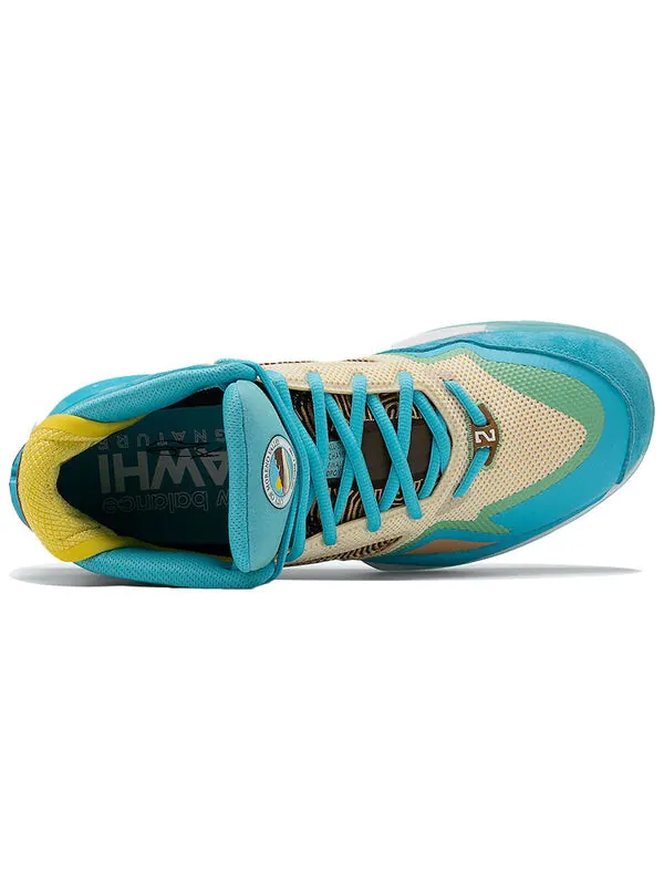 Кроссовки кавай New Balance — изображение 4 из 4, белый/синий/желтый