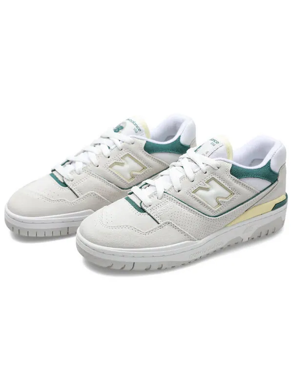 Кроссовки 550 New Balance — изображение 3 из 4, белый/желтый/зеленый