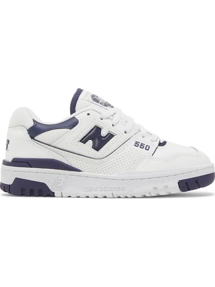 Кроссовки New Balance Wmns 550 'White Navy Blue' — изображение 1 из 9, белый