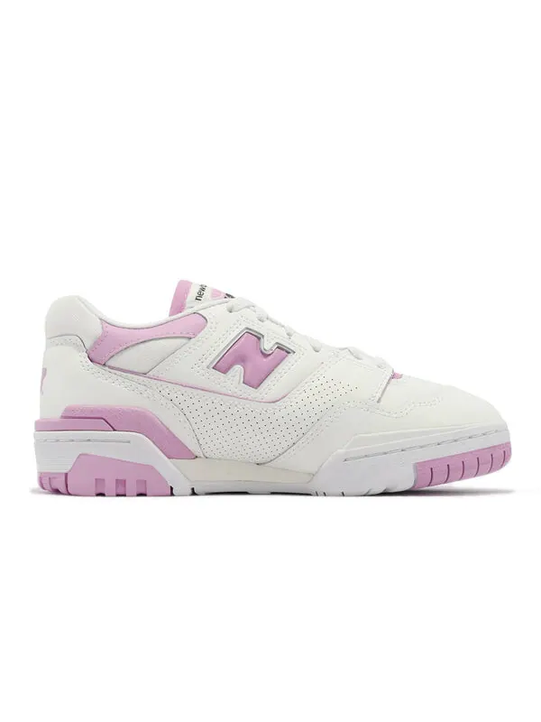 Кроссовки 550 New Balance — изображение 2 из 4, белый/розовый