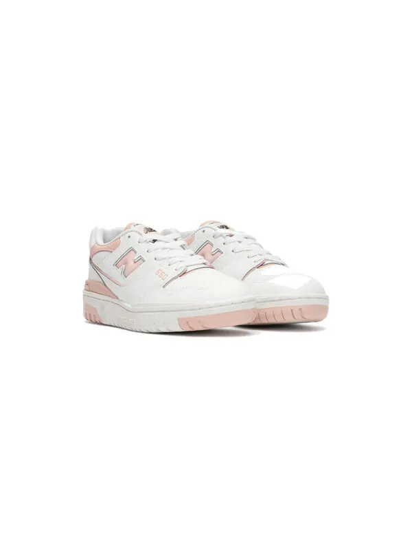 Кроссовки 550 New Balance — изображение 3 из 4, белый/розовый песочный
