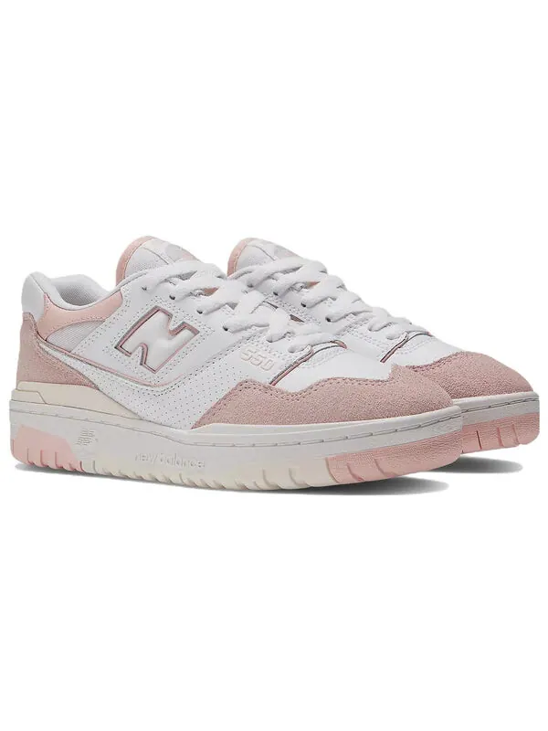 Кроссовки 550 New Balance — изображение 3 из 4, розовый/белый