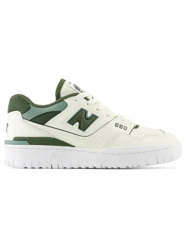 Кроссовки 550 New Balance — изображение 2 из 4, бежевый/зеленый/белый