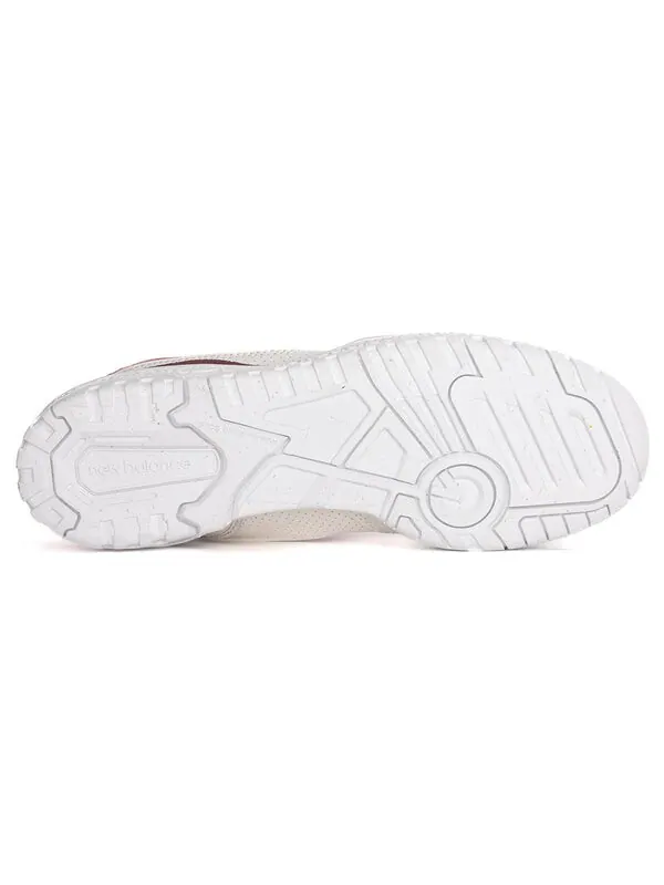 Кроссовки 550 New Balance — изображение 4 из 4, белый/бордовый