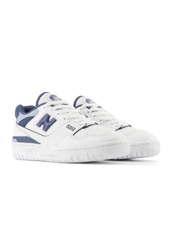 Кроссовки 550 New Balance — изображение 3 из 4, белый/винтажный индиго