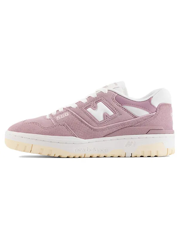 Кроссовки 550 New Balance, сиреневый — изображение 2 из 4, белый