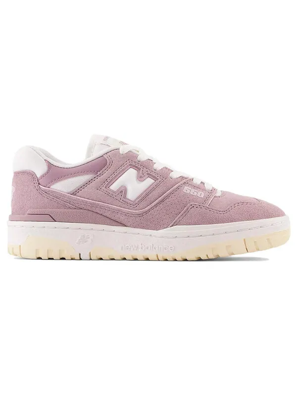 Кроссовки 550 New Balance, сиреневый — изображение 3 из 4, белый