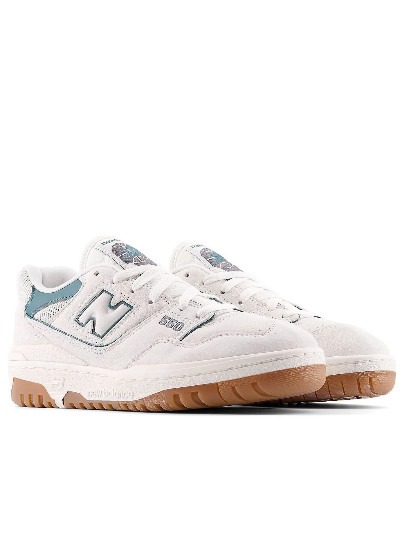 Кроссовки (WMNS) New Balance 550 'Sea Salt New Spruce' — изображение 2 из 6, белый