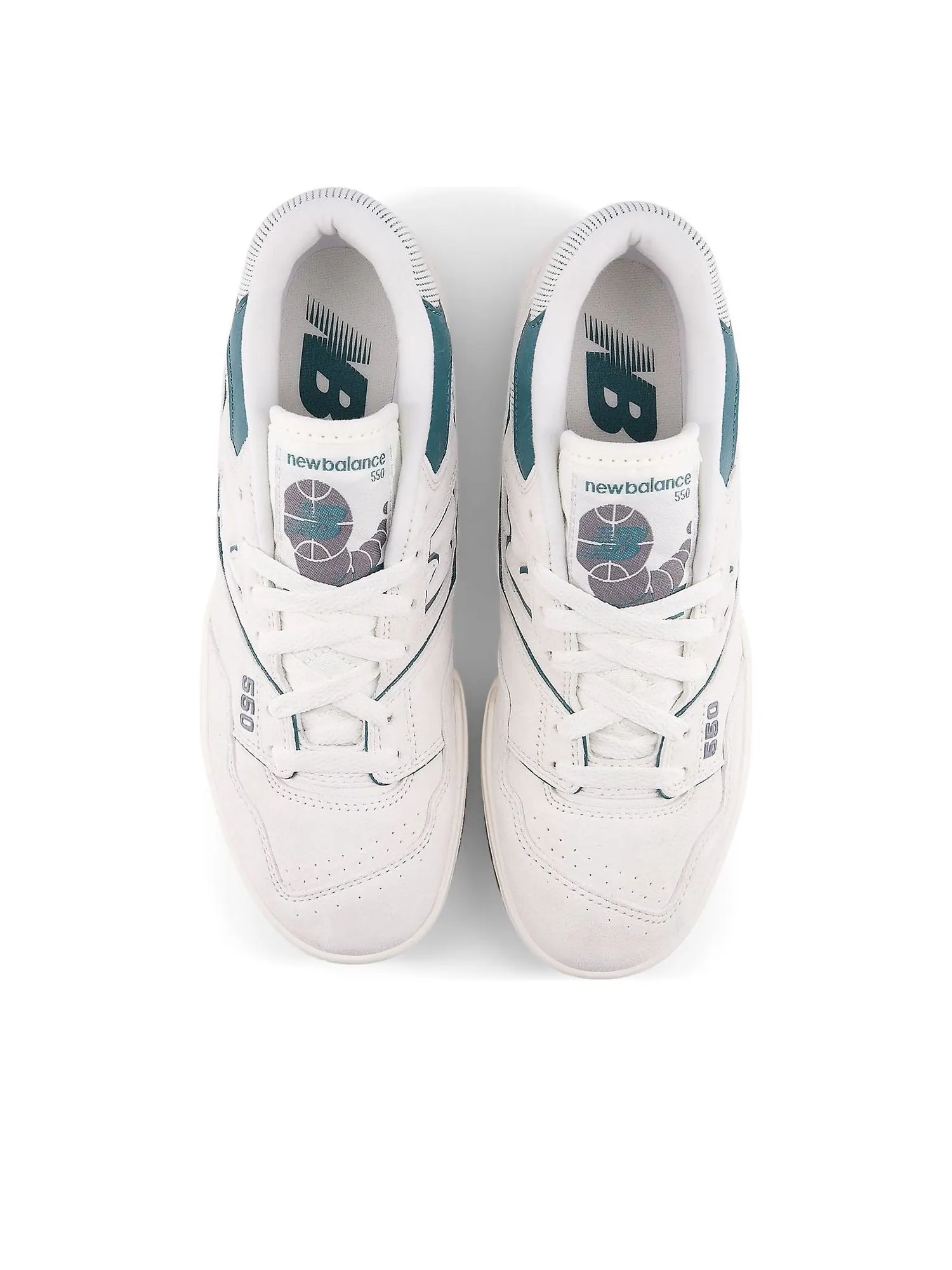 Кроссовки (WMNS) New Balance 550 'Sea Salt New Spruce' — изображение 3 из 6, белый