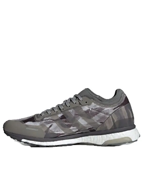Кроссовки undefeated x adizero adios 3 Adidas — изображение 1 из 3, серый/белый