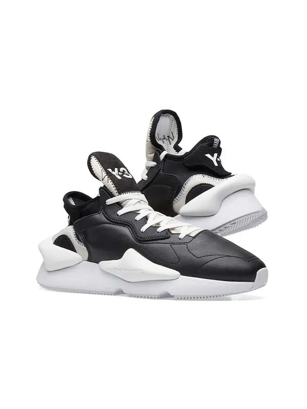 Кроссовки adidas Y-3 Kaiwa 'Core Black' — изображение 4 из 4, черный/белый
