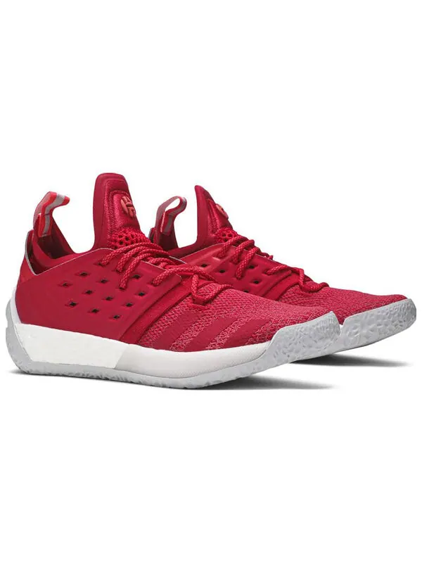 Кроссовки Harden Vol.2 Adidas — изображение 2 из 4, красный/белый