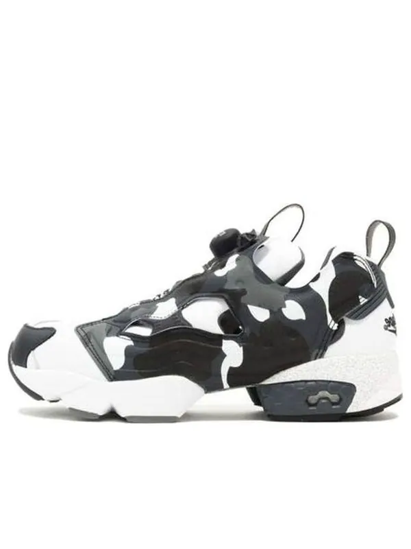Кроссовки a bathing ape x mita x instapump fury 'white black camo' Reebok — изображение 1 из 4, белый