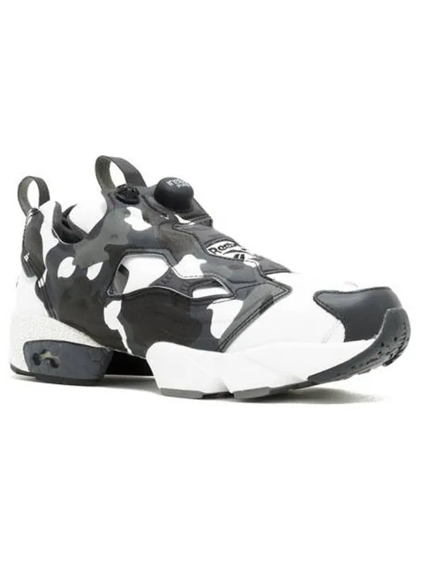 Кроссовки a bathing ape x mita x instapump fury 'white black camo' Reebok — изображение 3 из 4, белый