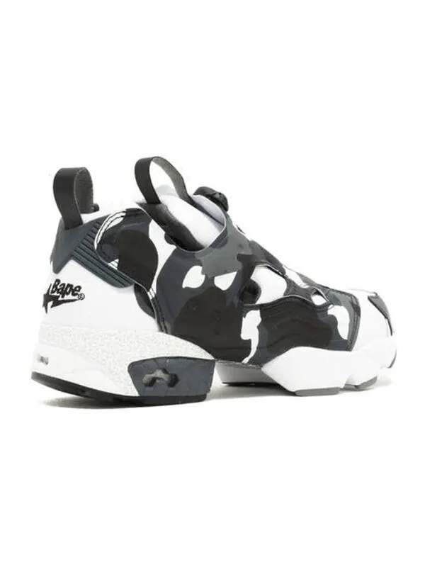 Кроссовки a bathing ape x mita x instapump fury 'white black camo' Reebok — изображение 4 из 4, белый