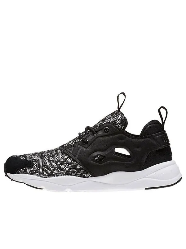 Кроссовки furylite gt running shoes black/white/grey Reebok — изображение 1 из 4, черный/белый