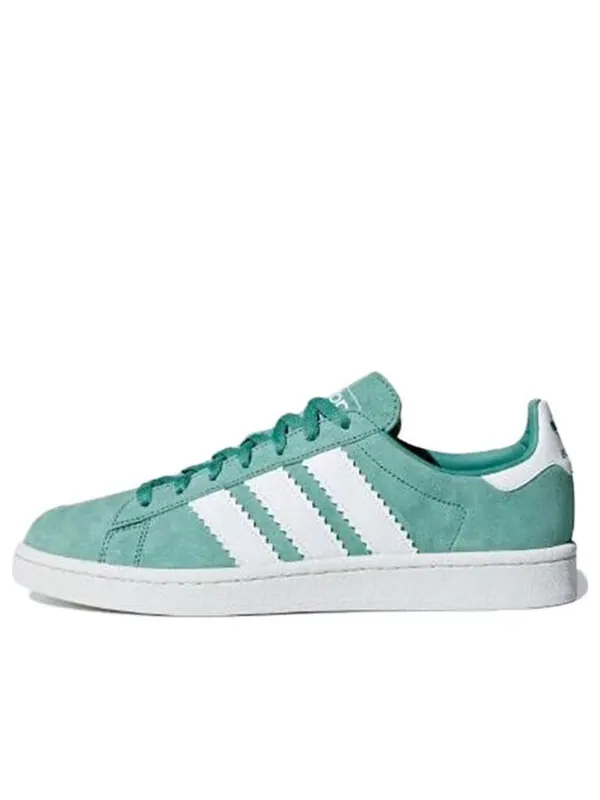 Кроссовки campus 'true green' Adidas — изображение 1 из 4, бежевый/белый/зеленый