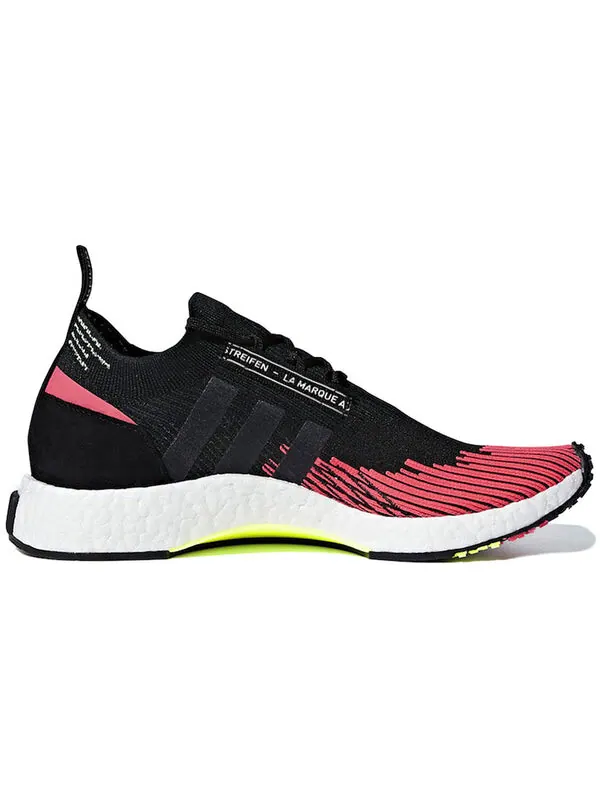 Кроссовки nmd_racer Adidas — изображение 3 из 4, черный/розовый