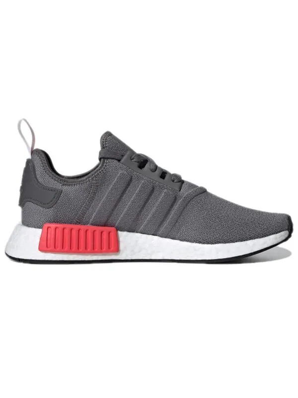 Кроссовки nmd_r1 Adidas — изображение 2 из 4, серый/красный