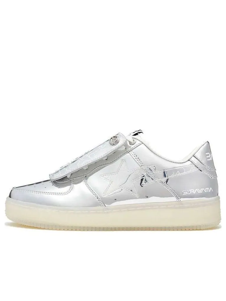 Кроссовки A Bathing Ape Bape STA Low 'Silver' — изображение 1 из 1