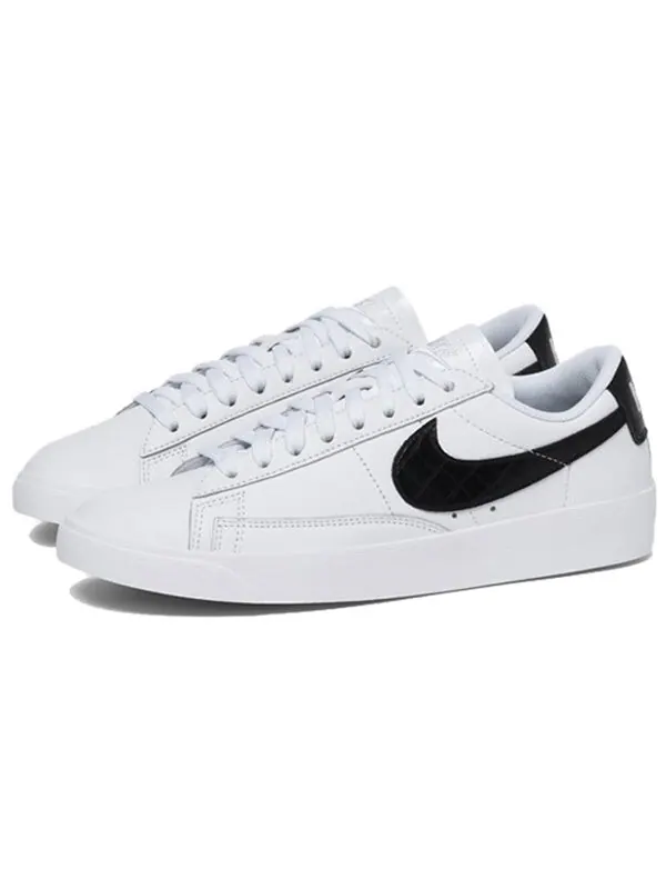Кроссовки блейзер низкий Nike — изображение 3 из 4, белый/черный