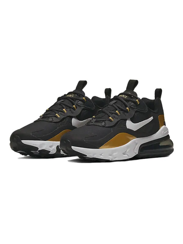 Кроссовки air max 270 react Nike — изображение 3 из 4, черный/золотистый