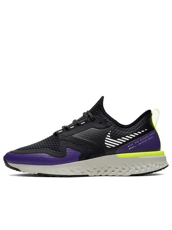Кроссовки odyssey react 2 shield Nike — изображение 1 из 4, черный/фиолетовый