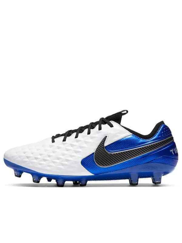 Футбольные бутсы Nike Tiempo Legend 8 Elite AG Pro — изображение 1 из 4, белый/синий