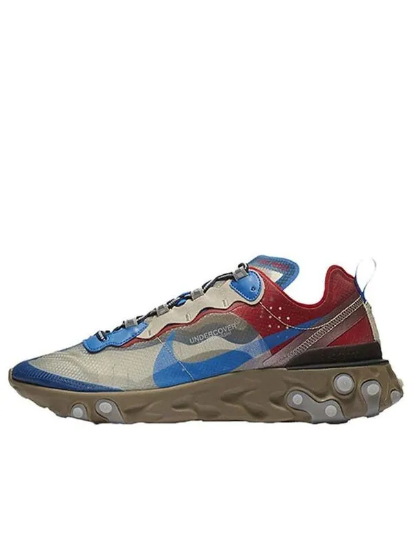 Кроссовки undercover x react element 87 Nike — изображение 1 из 4, синий/серый