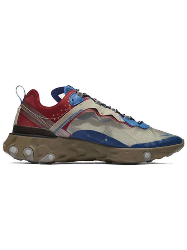 Кроссовки undercover x react element 87 Nike — изображение 2 из 4, синий/серый