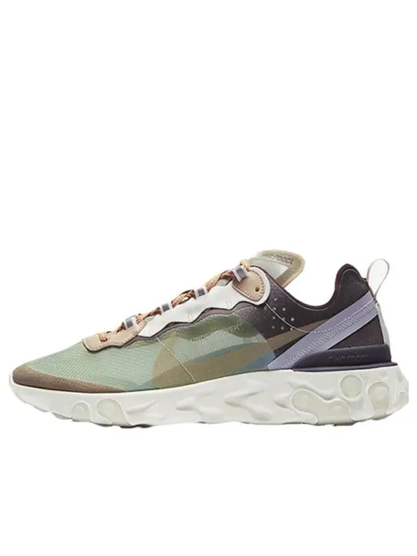 Кроссовки undercover x react element 87 Nike — изображение 1 из 4, зеленый/белый