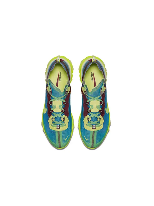 Кроссовки undercover x react element 87 Nike — изображение 4 из 4, синий/желтый