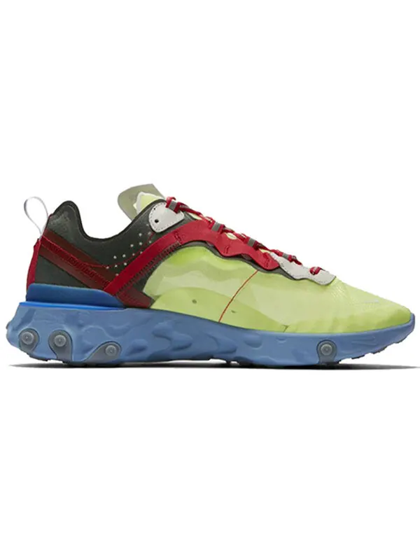 Кроссовки undercover x react element 87 'volt' Nike — изображение 2 из 4, красный-черный-белый