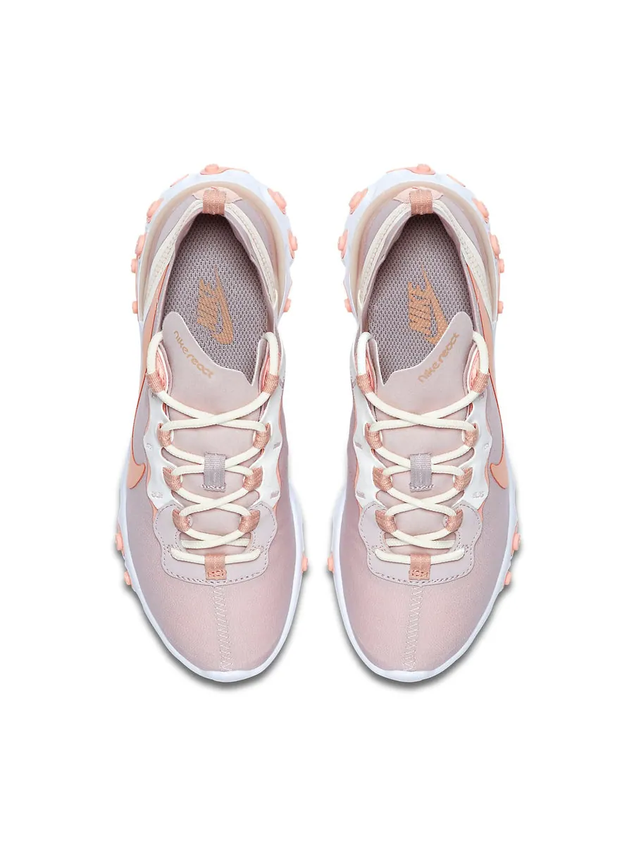 Беговые кроссовки (WMNS) Nike React Element 55 'Platinum Violet' — изображение 3 из 5, фиолетовый
