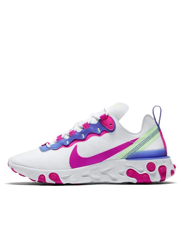 Кроссовки реагируют на элемент 55 Nike — изображение 1 из 4, белый/розовый