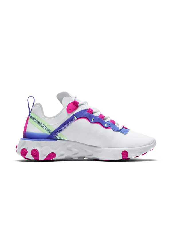 Кроссовки реагируют на элемент 55 Nike — изображение 2 из 4, белый/розовый