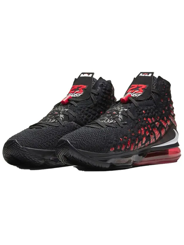 Кроссовки lebron 17 'infrared vi' Nike — изображение 3 из 4, черный/красный/белый