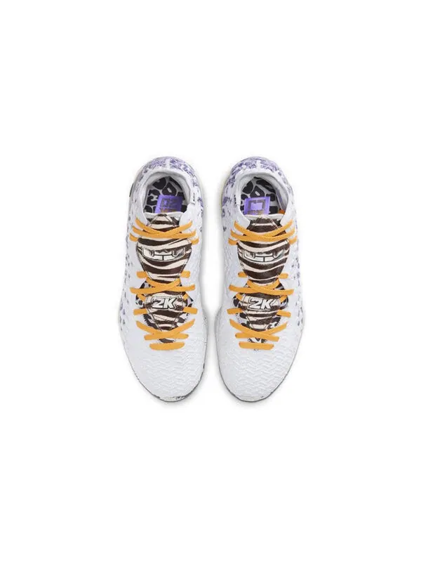 Кроссовки nba 2k20 x lebron 17 Nike — изображение 4 из 4, белый/фиолетовый