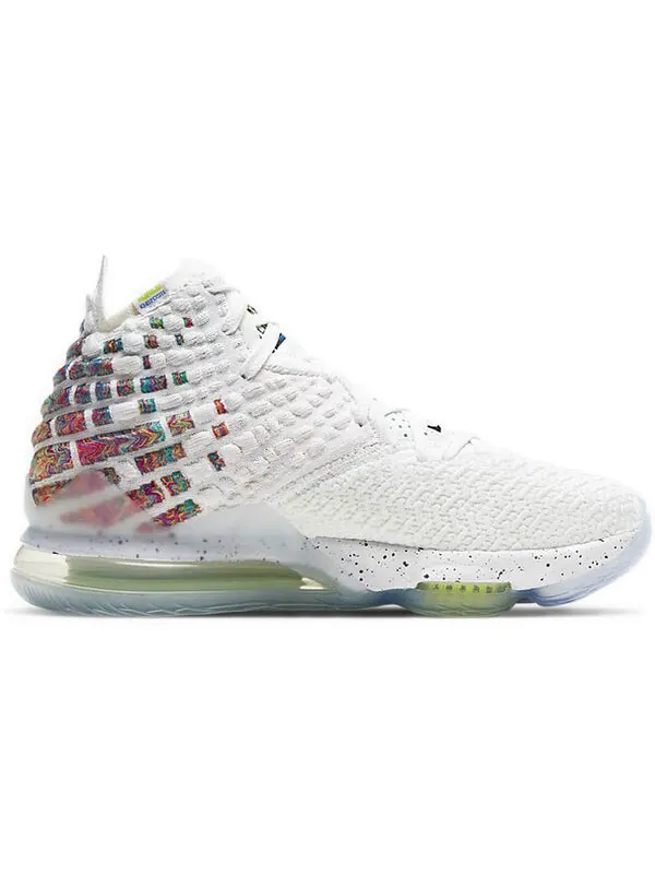 Кроссовки Nike LeBron 17 EP 'Air Command Force' — изображение 2 из 4, белый/черный/мульти