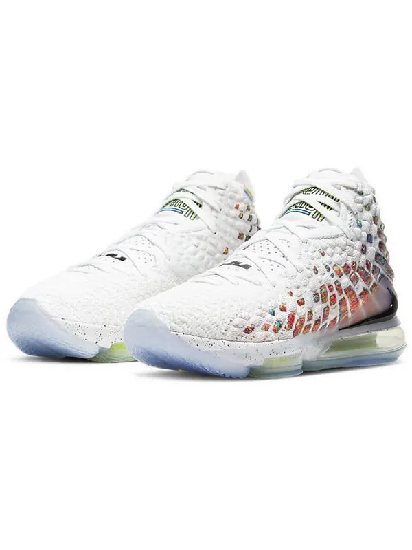 Кроссовки Nike LeBron 17 EP 'Air Command Force' — изображение 3 из 4, белый/черный/мульти