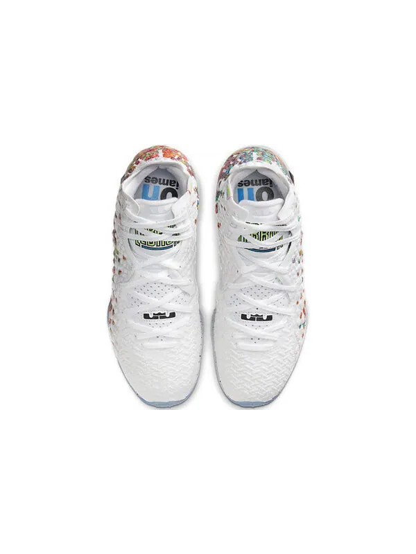 Кроссовки Nike LeBron 17 EP 'Air Command Force' — изображение 4 из 4, белый/черный/мульти