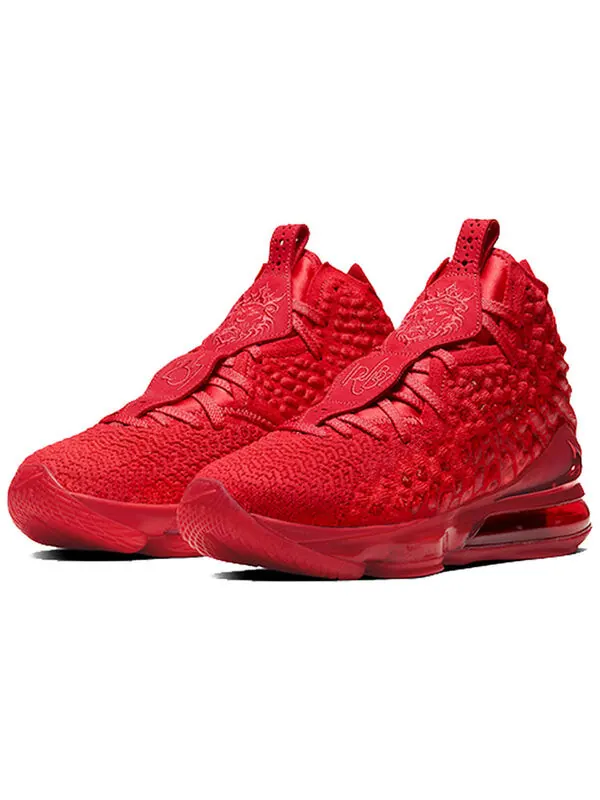 Кроссовки Nike LeBron 17 EP 'Red Carpet' — изображение 3 из 4, красный