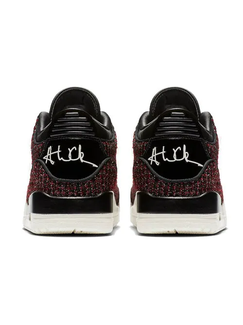 Кроссовки anna wintour x 3 ретро Air Jordan — изображение 3 из 4, красный/-черный