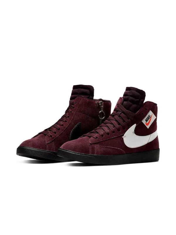 Кроссовки блейзер средний rebel xx Nike — изображение 3 из 4, белый/винный красный