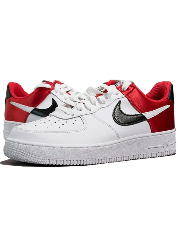 Кроссовки x nba air force 1 '07 lv8 'red' Nike — изображение 4 из 4, белый/красный