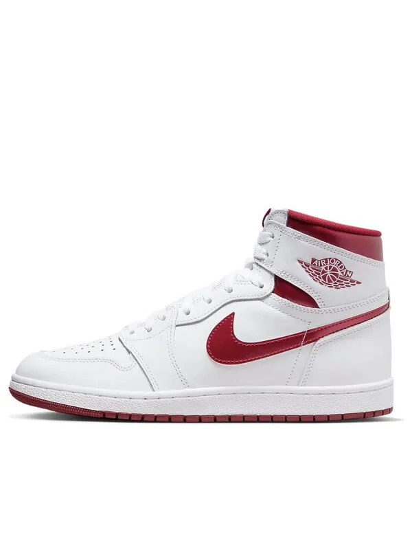 Кроссовки 1 высота 85 og Air Jordan — изображение 1 из 4, белый/красный/белый
