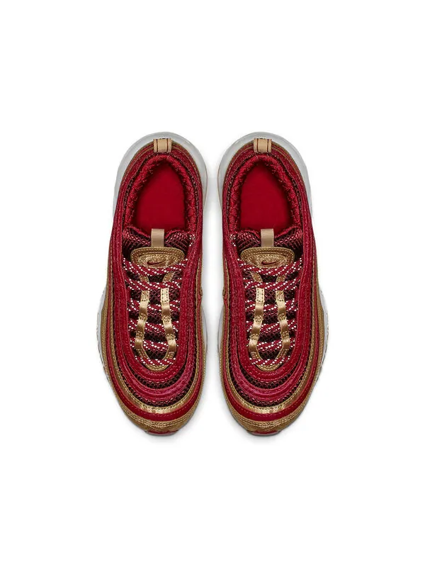 Кроссовки air max 97 qs Nike — изображение 4 из 4, золотистый/красный