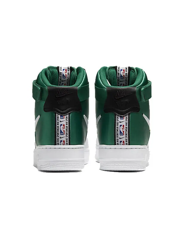 Кроссовки Nike NBA x Air Force 1 High 'Celtics Mint' — изображение 4 из 4, белый/-золотистый-черный